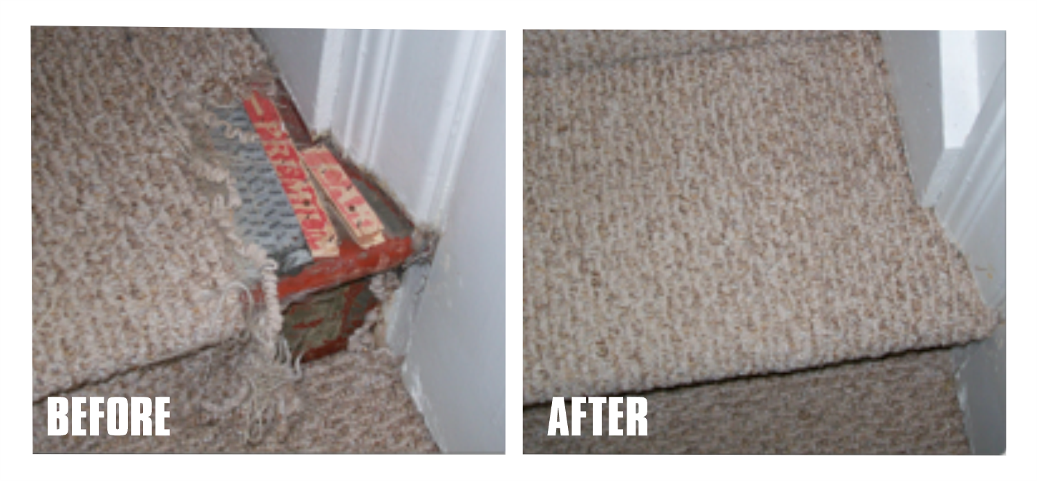 Berber damage carpet repair